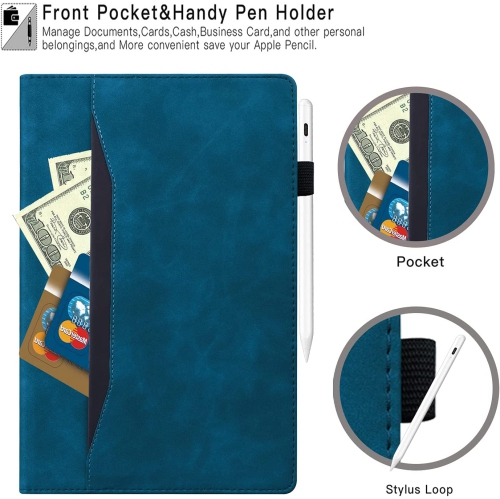 Case for iPad 9th/8th /7th Generation 10.2 Inch 2021/2020/2019 Case PU Leather Cover Lightweight Flip Stand Shell Multi-Angle Viewing Business with