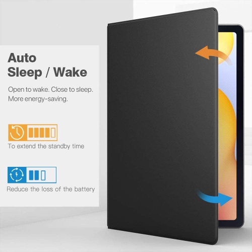 T Case for All-New Samsung Galaxy Tab S6 Lite 10.4 Inch 2022/2020, Ultra Slim Lightweight Magnetic Stand Cover Fit Galaxy Tab S6 Lite 2022/2020