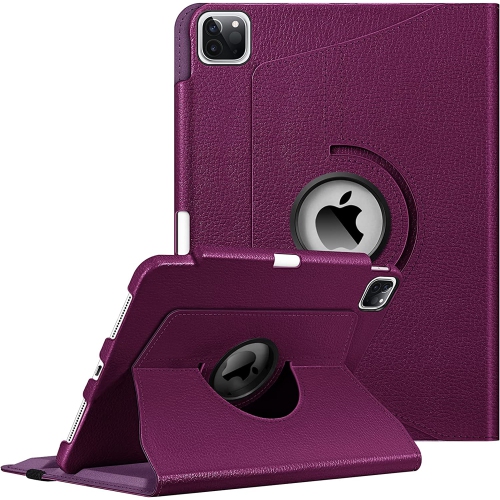DOLAER  F Rotating Case for Ipad Pro 11-Inch (4Th / 3Rd Generation) 2022/2021 - 360 Degree Swiveling Stand Cover W/pencil Holder, Auto Sleep/wake