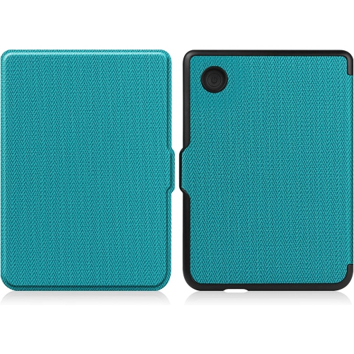 H Slimshell Case for 6 Kobo Clara 2E 2022 Released,Premium Lightweight PU Leather Cover with Auto Sleep/Wake for Kobo Clara 2E 6inch-Sky Blue