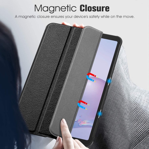 F – Étui SlimShell pour Galaxy Tab A 8.4 2020 de Samsung, modèle SM-T307, ultramince et léger, noir