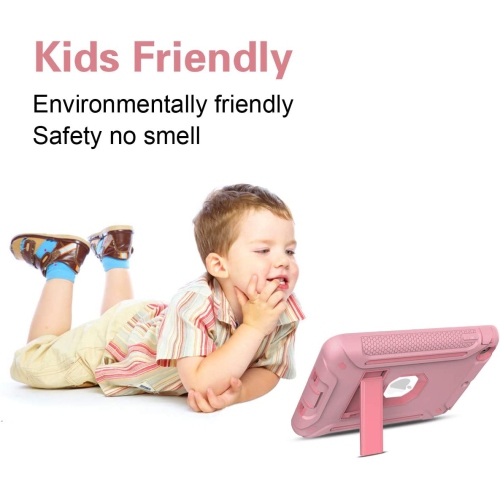 M iPad Mini Case, iPad Mini 3 Case, iPad Mini 2 Case, Hybrid Shockproof Protective Silicone Case and Full-Body Rugged Protective Case with Kickstand