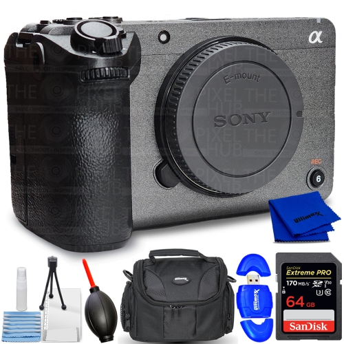 Sony FX3 Full-Frame Cinema Camera + 64GB Card + Bag + Card Reader + More 