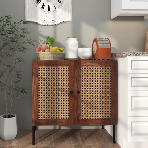Buffet buffet avec armoire à vin et tablette ajustable