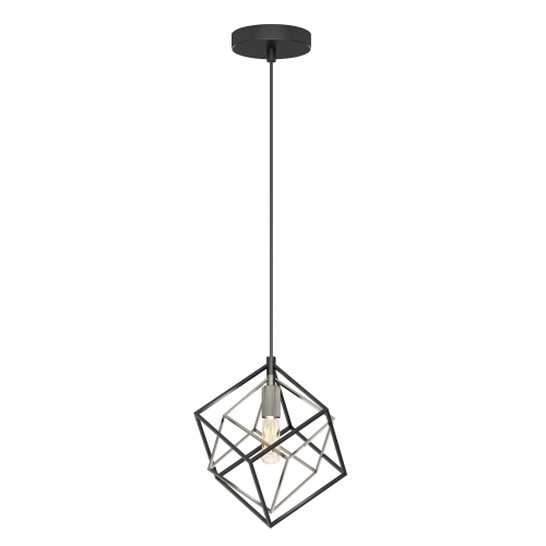 Artika Imperium luminaire suspendu moderne noir et nickel brossé