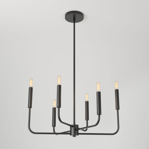 Artika Manchester Modern Pendant Light Fixture, Black