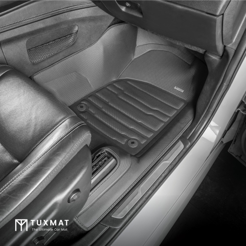 TuxMat - for Jeep Wagoneer 7-Seater 2022-2026 Models - Custom Car Mats - Maximum Coverage, All Weather, Laser Measured - This Full Set Includes 1st,