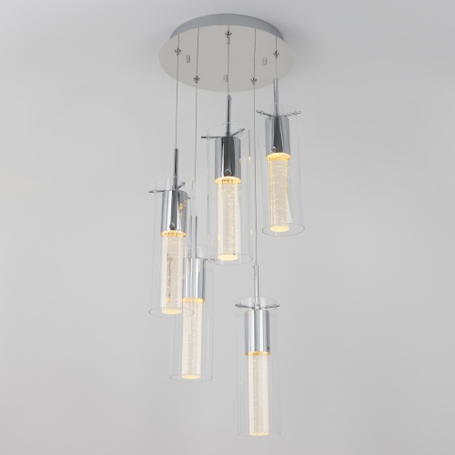 Luminaire suspendu moderne Artika Essence, chrome