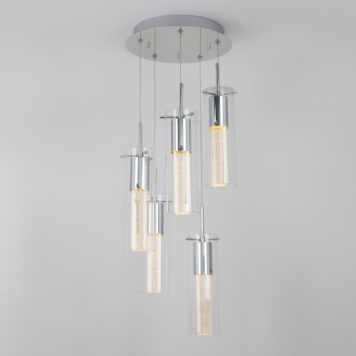 Luminaire suspendu moderne Artika Essence, chrome