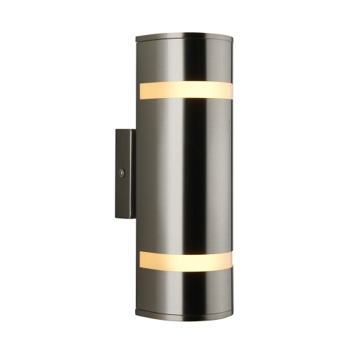 ARTIKA  D4 Modern Outdoor Wall Light, Brushed Nickel