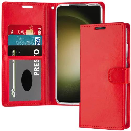 XCRS  Folio Magnetic Wallet Cover, Pu Leather Pouch With Card Slot And Stand Case for Samsung Galaxy S23 (6.1 Inches) 2023