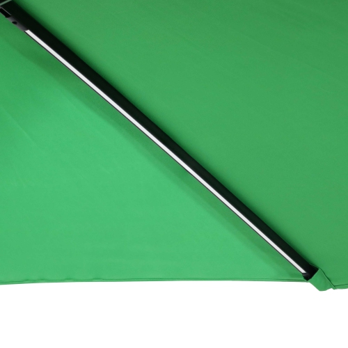 Sunnydaze 9.5 ft Solar Cantilever Offset Patio Umbrella - Emerald