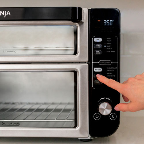 Ninja 12-in-1 Double Oven with FlexDoor - 2.5 Cu.Ft./70.8L - Stainless Steel