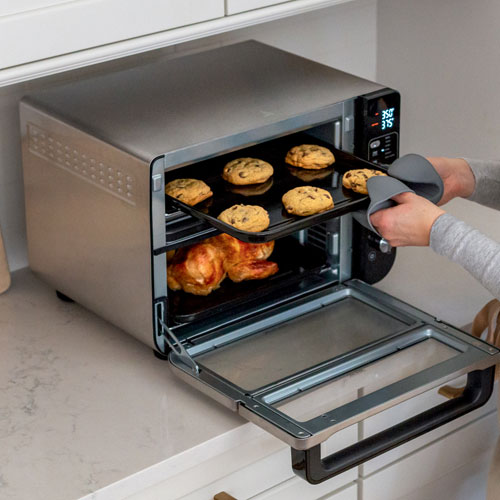 Ninja 12-in-1 Double Oven with FlexDoor - 2.5 Cu.Ft./70.8L - Stainless Steel