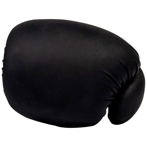 Gants de boxe de 12 oz Blackout Series d'Iron Body Fitness - Noir