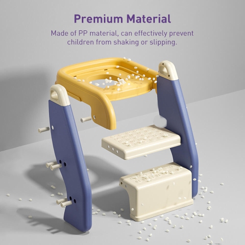 Siège de toilette pour apprentissage de la propreté avec escabeau pour enfants garçons filles
