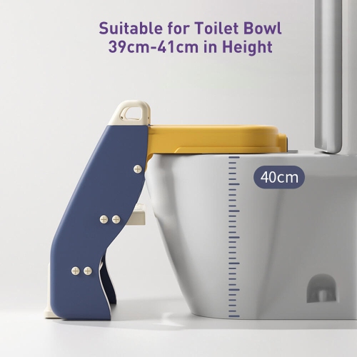 Siège de toilette pour apprentissage de la propreté avec escabeau pour enfants garçons filles