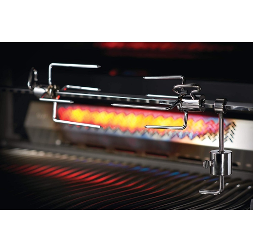 Napoleon Prestige 500 BBQ Grill, Stainless Steel, Propane Gas - P500RSIBPSS-3 With Infrared Rear And Side Burner, Premium Barbecue Gas Cart For