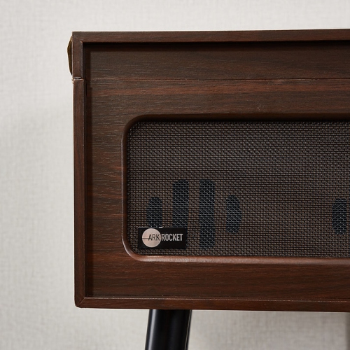 Arkrocket Discovery II Bluetooth Record Player Stand with 3-Speed Turntable