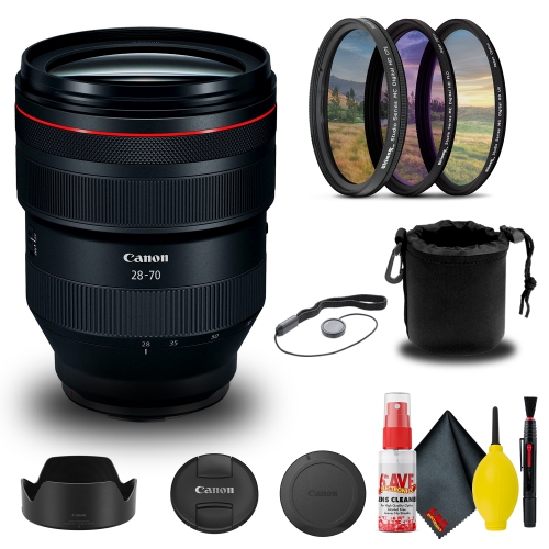CANON  Rf 28-70MM F/2L Usm Lens (2965C002) + Lens Pouch + Uv Filter + More