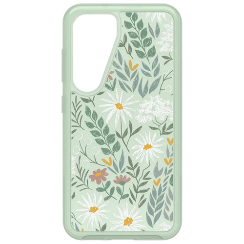 OtterBox Symmetry Fitted Hard Shell Case for Galaxy S23 - Sage Flowery