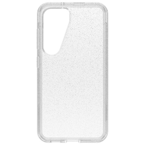 OtterBox Symmetry Fitted Hard Shell Case for Galaxy S23 - Clear Silver Flake