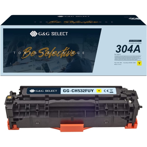 G&G Select Remanufactured Toner Cartridge Replacement for Canon 118 CC531A for HP 304A CRG 118 to use with MF726Cdw, MF729Cdw, MF8580Cdw, LBP7660Cdn