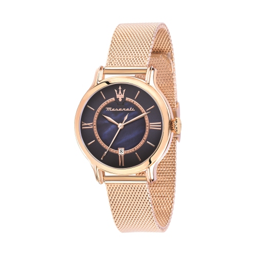 MASERATI  Epoca Lady 34MM Quartz Stainless Steel Watch In Rose /rose In Gold