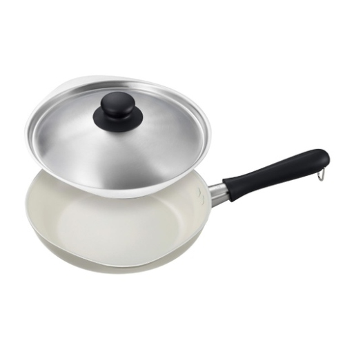 Sori Yanagi Ceramic Coating Frying Pan 18cm with lid