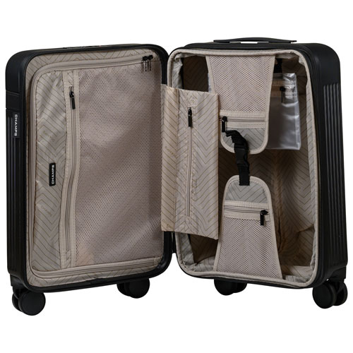 Ensemble de 3 valises rigides extensibles Onyx Collection de Champs - Noir