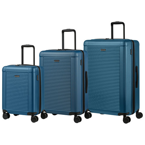 Ensemble de 3 valises rigides extensibles Aria Collection de Champs - Bleu