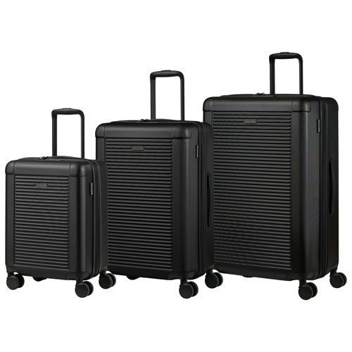Ensemble de 3 valises rigides extensibles Aria Collection de Champs - Noir