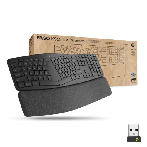 Clavier sans fil ERGO K860 de Logitech - Anglais -