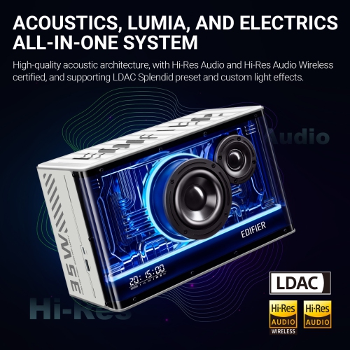 Edifier QD35 Tabletop Bluetooth Computer Speaker System - White