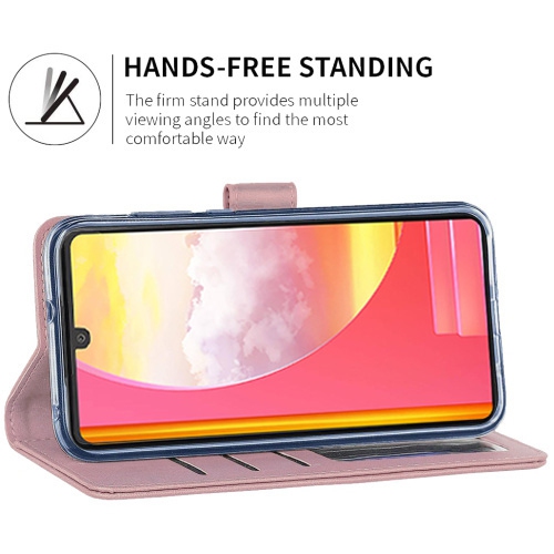 XCRS Folio Magnetic Wallet Cover, PU Leather Pouch with Card Slot and Stand Case for LG VELVET 5G 2020