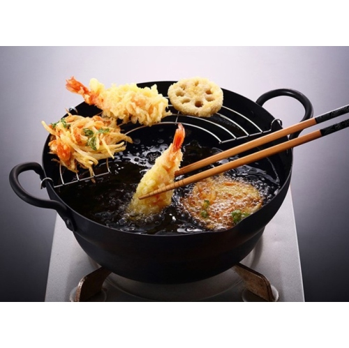 TAKUMI Iron Tempura Deep Fryer with Stepped Section