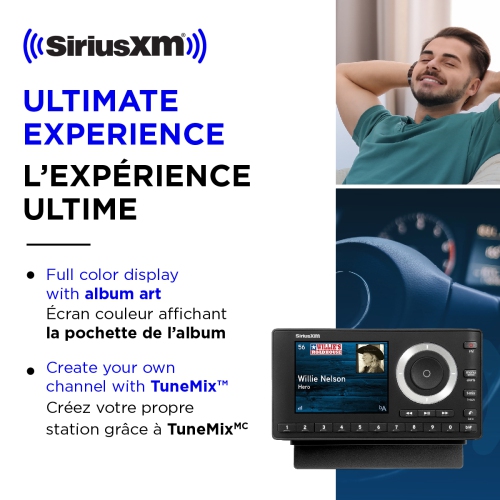 SiriusXM Onyx Plus Satellite Radio with Vehicle Kit + FM Direct Adapter