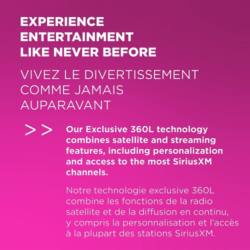 SiriusXM Tour Radio satellite avec kit véhicule + adaptateur FM direct