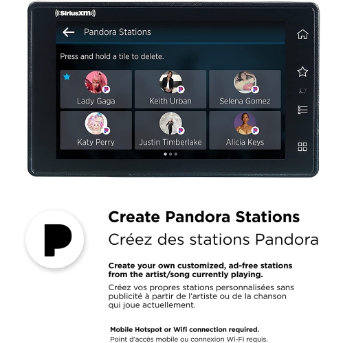 SiriusXM Tour Radio satellite avec kit véhicule + adaptateur FM direct