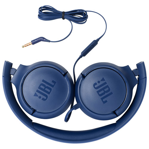 JBL Tune 500 On-Ear Headphones - Blue