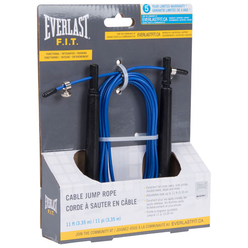 Everlast 11ft Cable Jump Rope – Everlast Canada