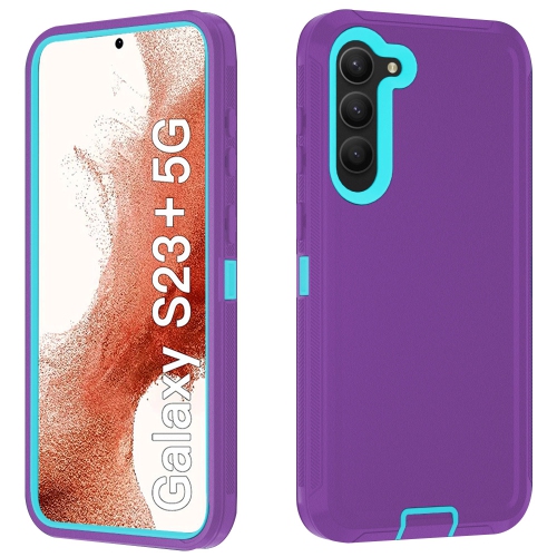 XCRS Heavy Duty Triple Layer Cover avec étui de protection antichoc pour Samsung Galaxy S23+ Plus 2023