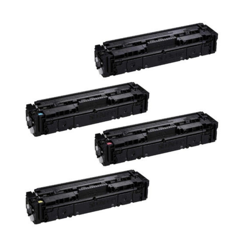 axGear Canon 054H XL Compatible Toner Cartridge Combo High Yield BK/C/M/Y Color ImageClass LBP622Cdw