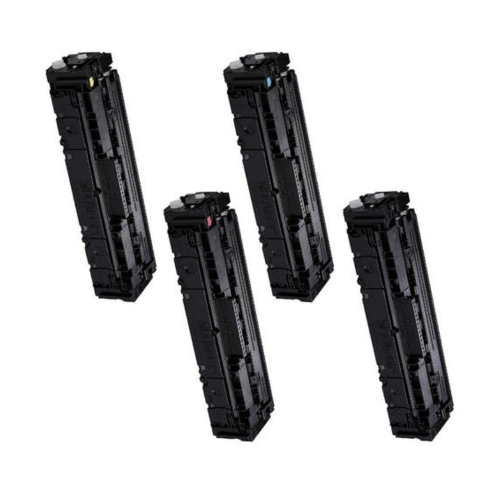 axGear Canon 054H XL Compatible Toner Cartridge Combo High Yield BK/C/M/Y Color ImageClass LBP622Cdw