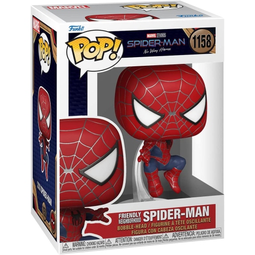 POP  Marvel Spider-Man No Way Home 3.75 Inch Action Figure - Friendly Neighborhood Spider-Man #1158 Great Item!