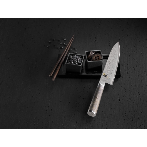 MIYABI 5000 – Ensemble de couteaux Santoku et de préparation MCD, 67 2 pièces, brun