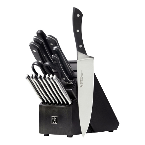 Image 1 of 10.. HENCKELS Forged Aviara 17 Piece Knife Block Set