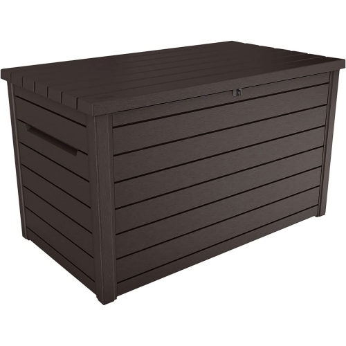 Keter XXL 230 Gallon Plastic Deck Storage Container Box Outdoor Patio Garden Furniture 53.6 W x 28.8 D x 30.6 H inches - Plastic Resin