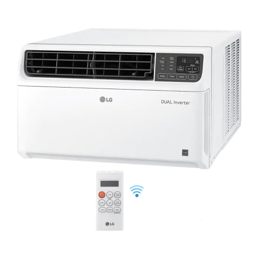 LG  10, 000 Btu Dual Inverter Smart (Wi-Fi) Window Air Conditioner, Cools 450 Sq.ft, Ultra Quiet, 35% Energy Savings, Works W/ Thinq, Alexa, Google & Very Quiet Air Conditioner