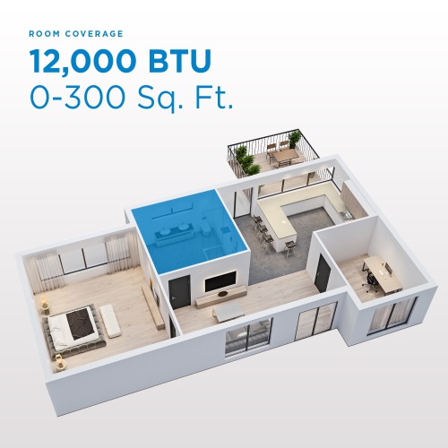 Refurbished - Danby DPA065B6WDB-RF 12,000 BTU (6,500 SACC) 3-in-1 Portable Air Conditioner - Manufacturer Refurbished